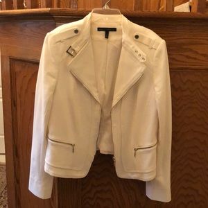 WHBM white jacket Sz 14